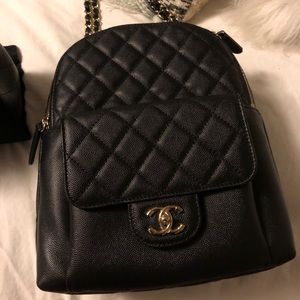 CHANEL 19C BACKPACK/ SIDE BAG